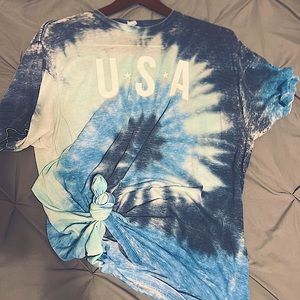 USA loose oversized tee